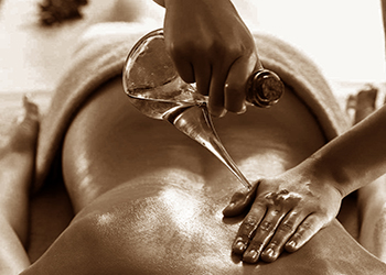 sensual oil massage